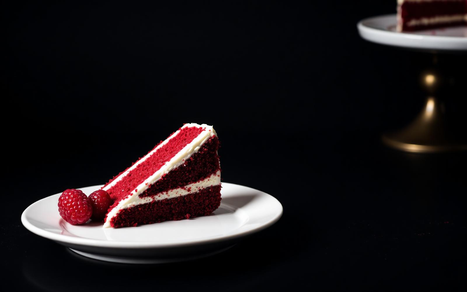 Εκλεπτυσμένη παρουσίαση κομματιού red velvet